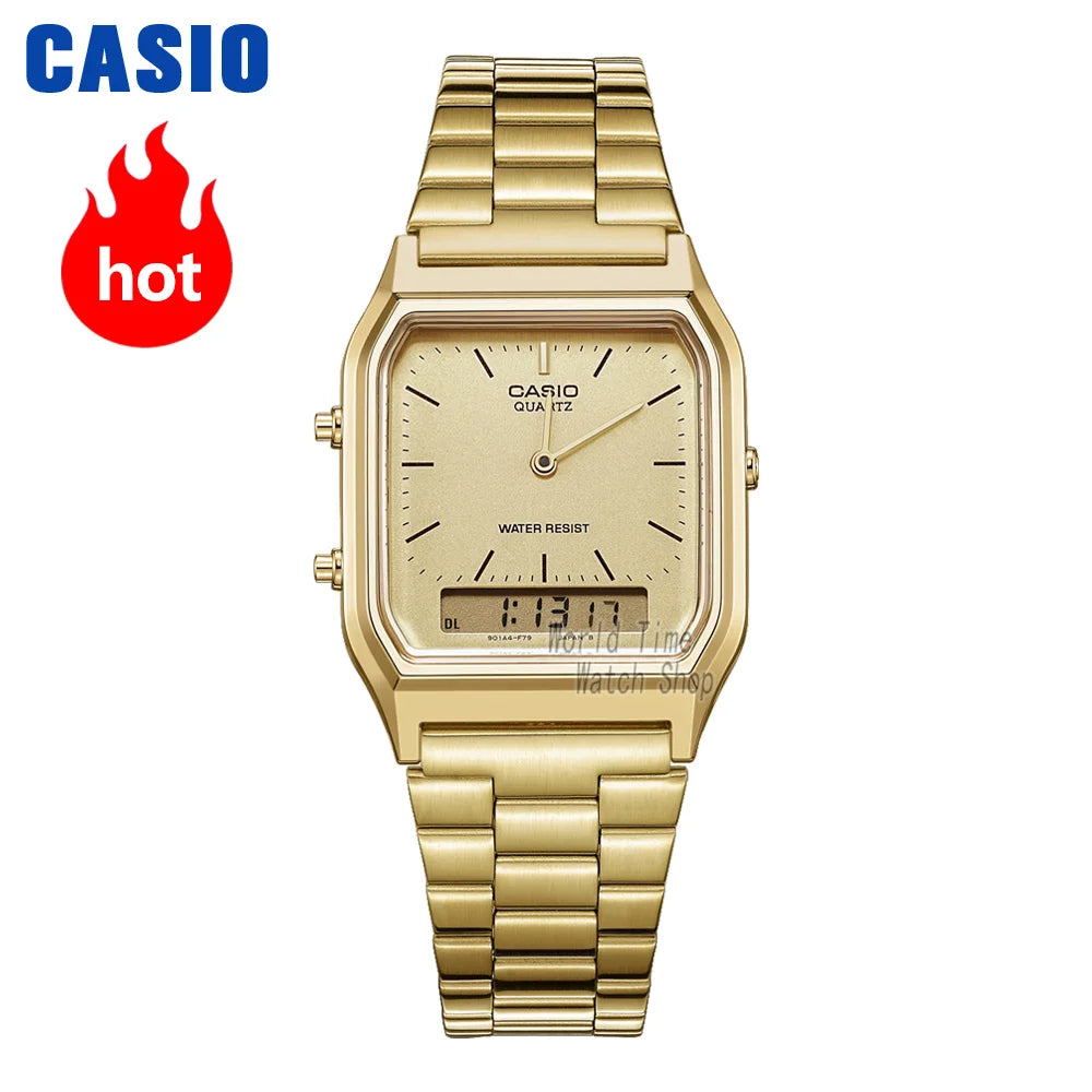 Casio watch gold watch men top brand luxury Dual display Waterproof Quartz men watch Sport military WristWatch relogio masculino