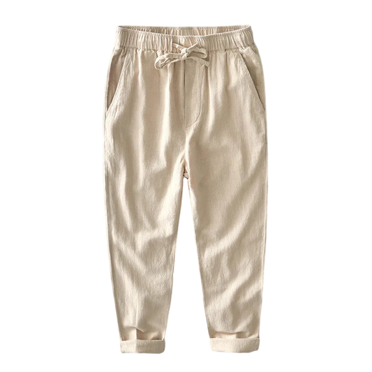 Men's Linen Trousers Filo Verno
