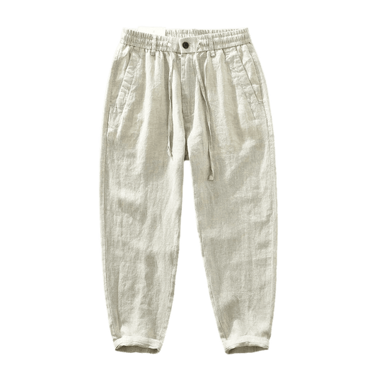 Men's Linen Trousers Elegio Verno